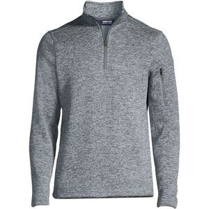 Land's End Men's 1/4 Zip Fleece Pullover Sweater • size XXL